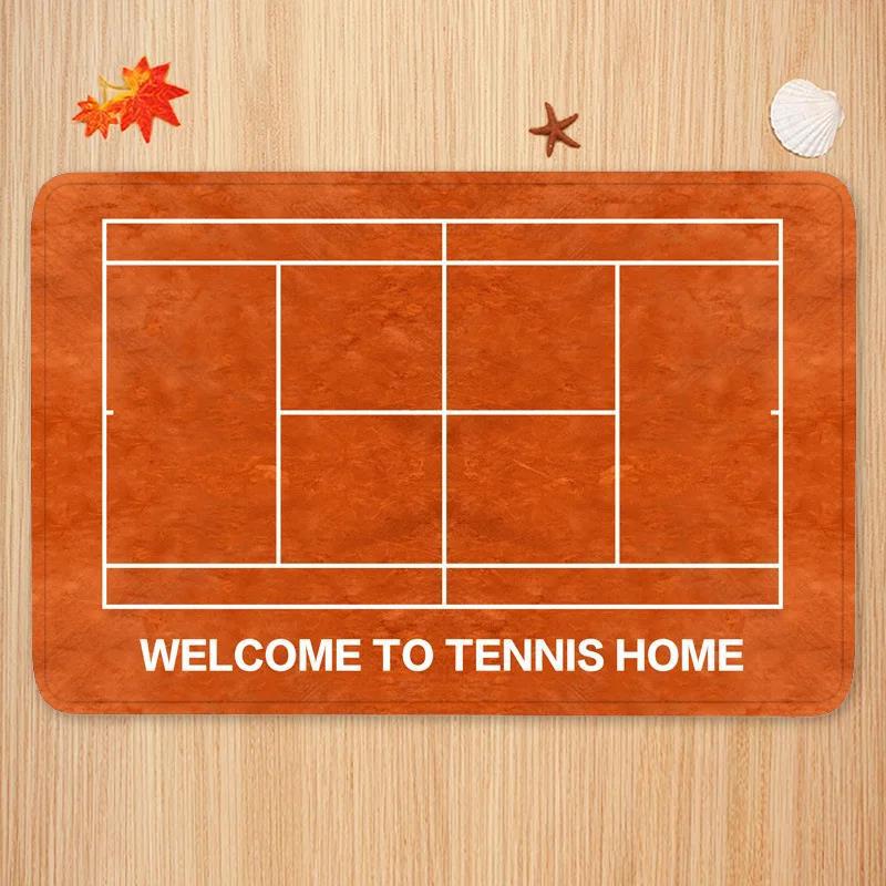 Badminton Zone - Alfombra temática deportiva, tenis, bádminton, patrón