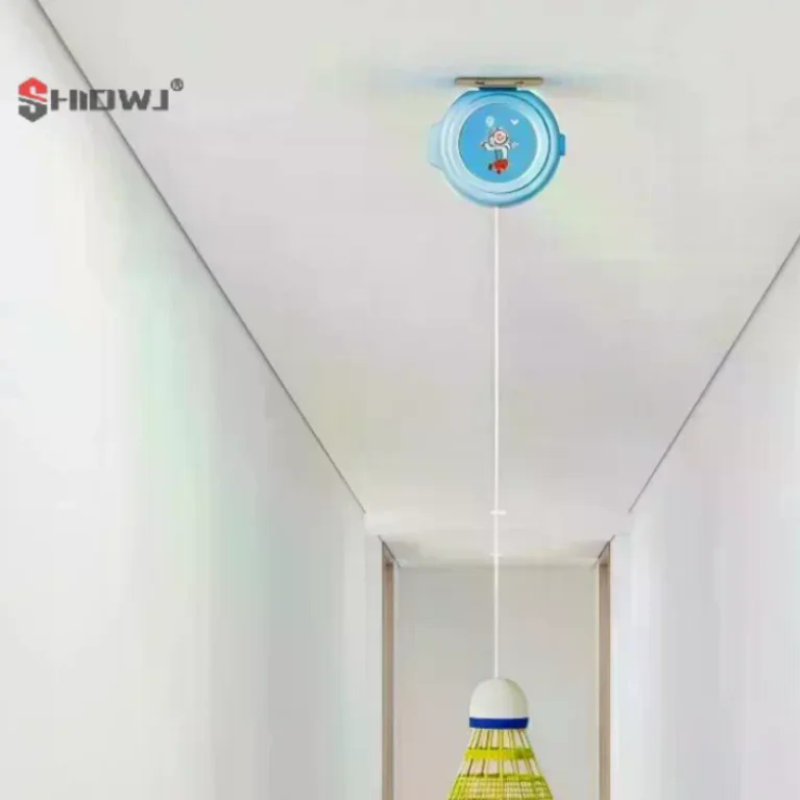 Badminton Rebound Trainer - Entrenador de Bádminton Retráctil Automático, Rebotador