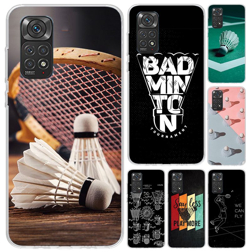 Badminton Logo - Funda de Teléfono Deportiva con Diseño