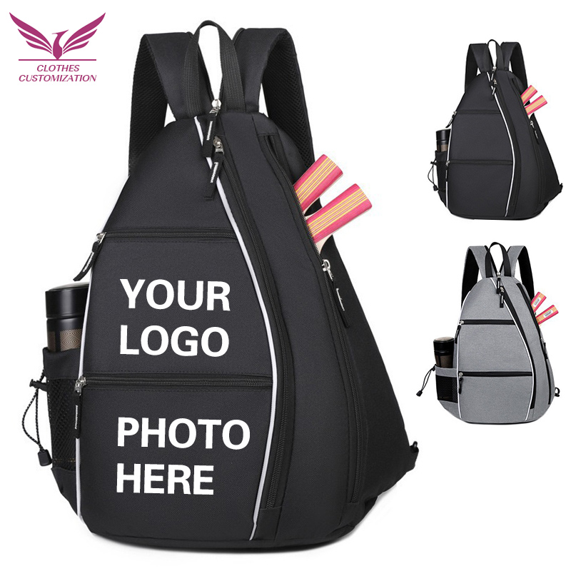 Badminton Logo - Mochila personalizada para raquetas para hombre,
