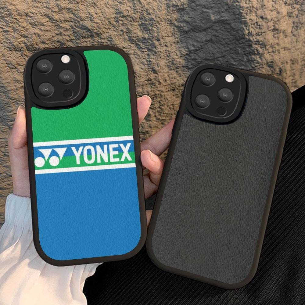 Badminton Yonex - Funda de cuero para teléfono Fashion