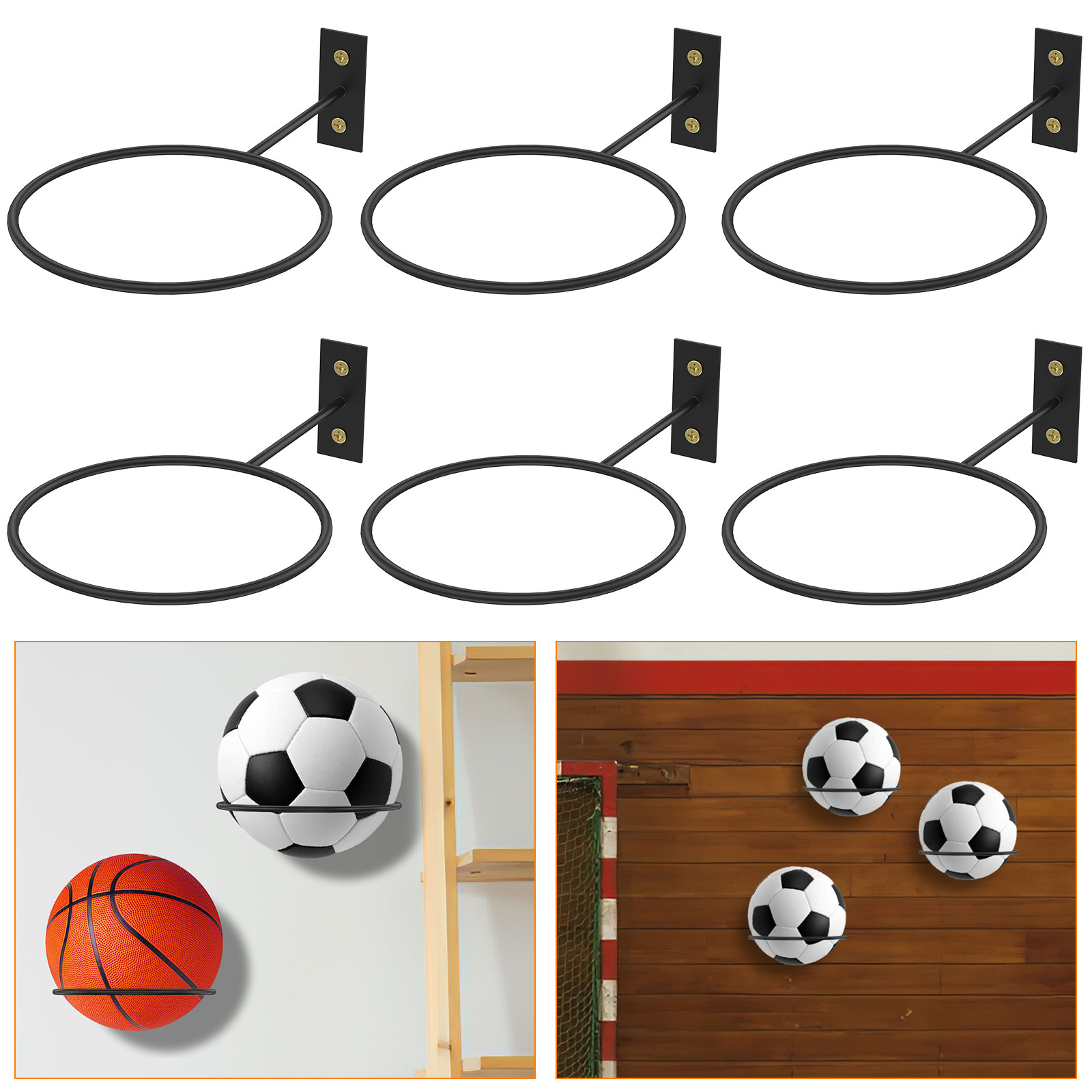 Badminton Zone - Estante de exhibición de fútbol de
