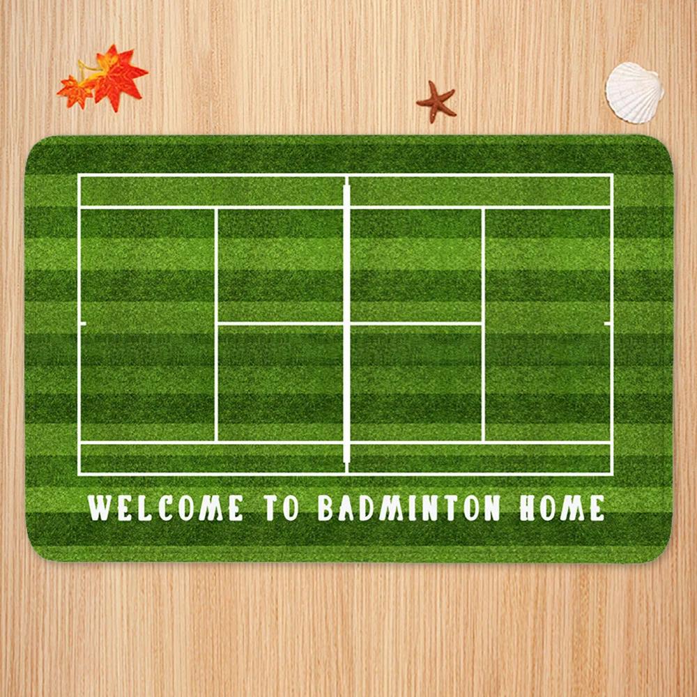 Alfombra temática deportiva, t - Badminton Zone reseña y precio