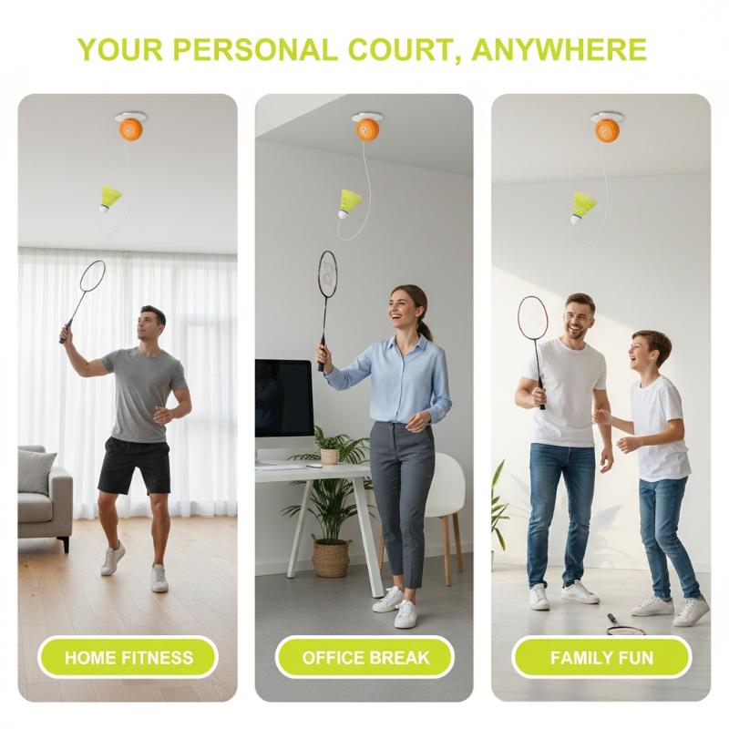 Entrenador de Bádminton Automá - Badminton Rebound Trainer reseña y precio