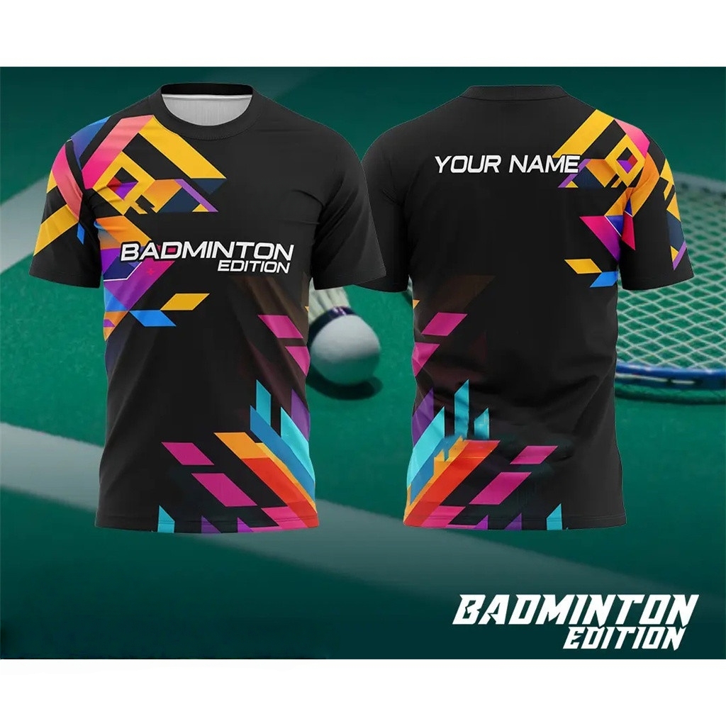 Ropa de bádminton para hombre, - Badminton Logo reseña y precio