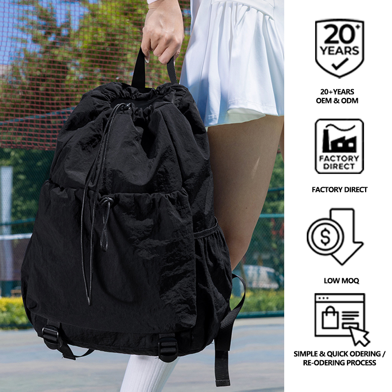 Mochila Deportiva con Cordón y - Badminton Logo reseña y precio