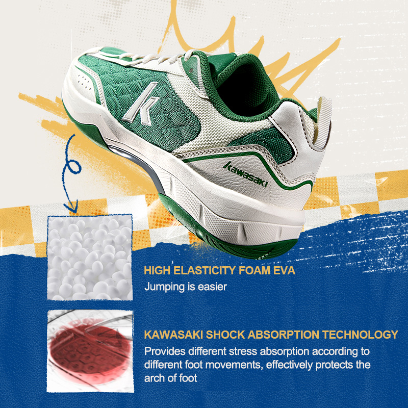 Kawasaki Retro zapatos de bádm - Badminton Hall reseña y precio