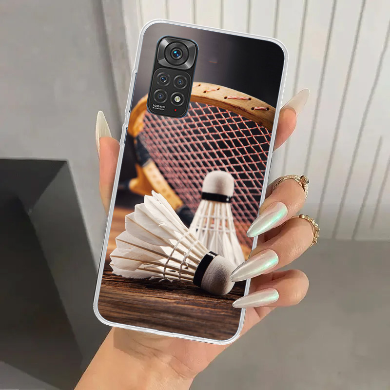 Funda de Teléfono Deportiva co - Badminton Logo reseña y precio