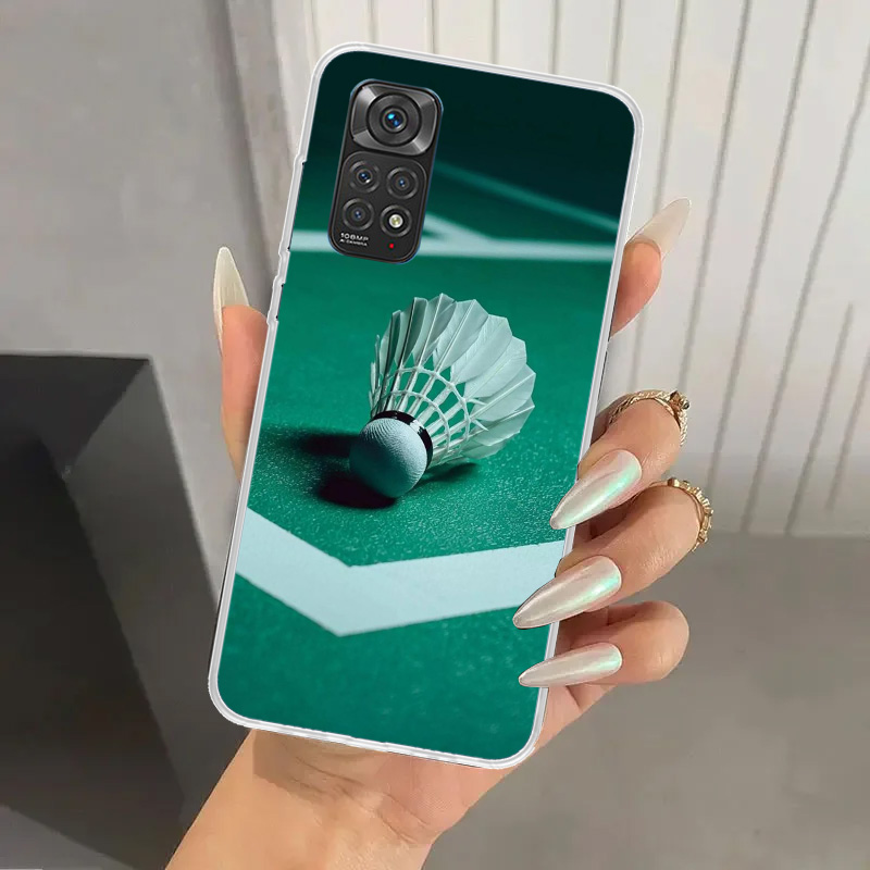 Funda de Teléfono Deportiva co - Badminton Logo reseña y precio