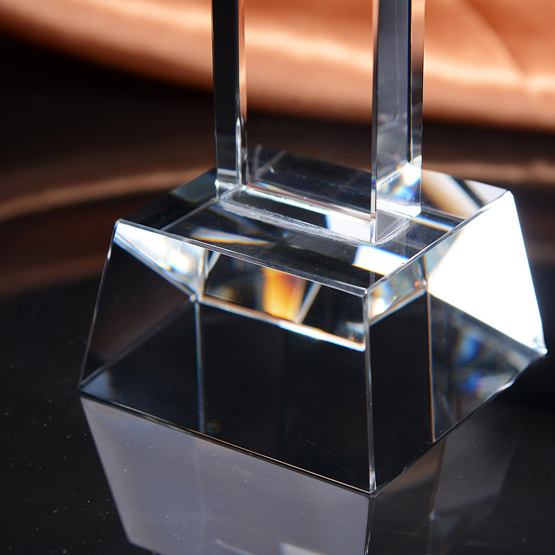 Trofeo de cristal personalizad - Badminton Logo reseña y precio