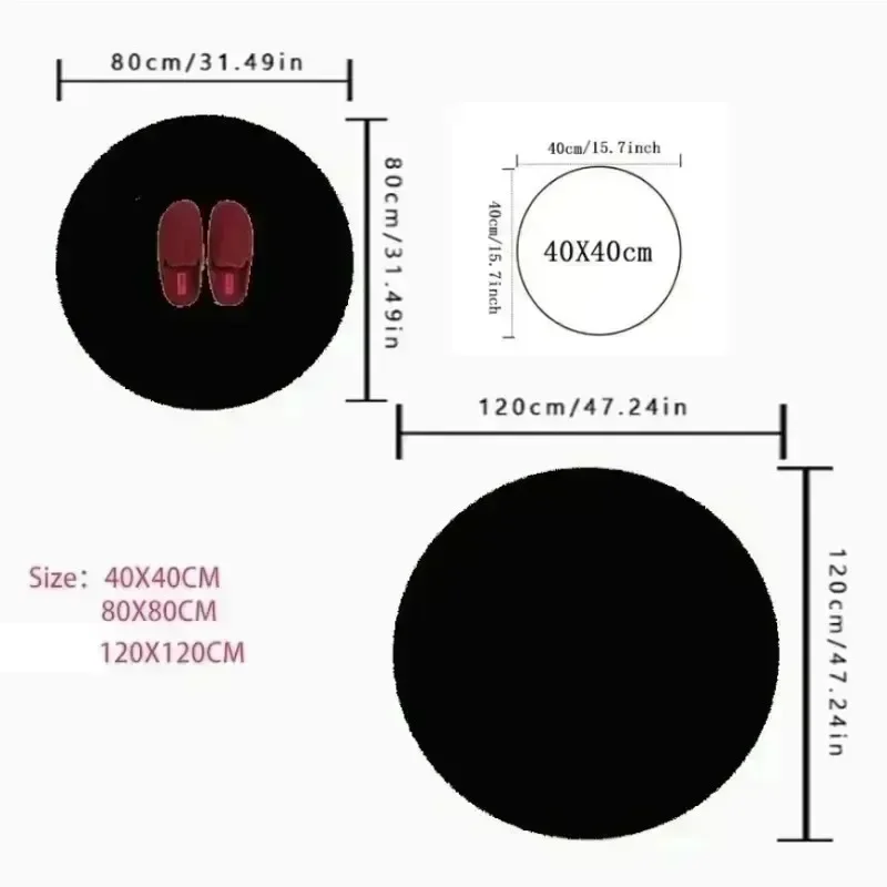 Una alfombra redonda con un ba - Badminton Zone reseña y precio